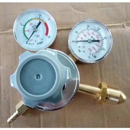 Double head single outlet nitrogen pressure relief meter,Ni regulator