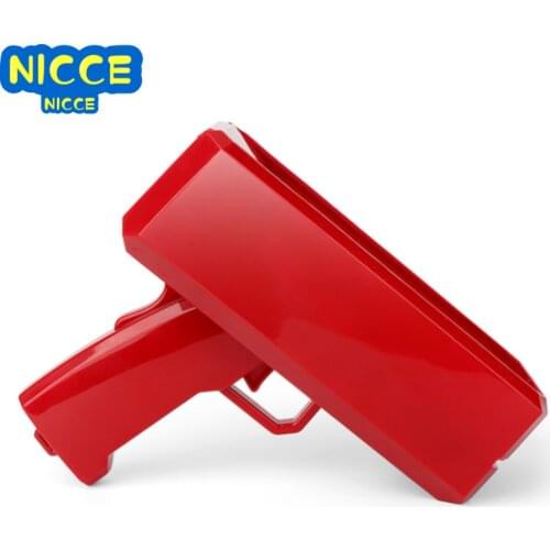 Nicce Money Gun Points Banknotes Red Fashion Toys Gift Party Toys Game Cash Cannon Funny Shot Decompression Toys For Children