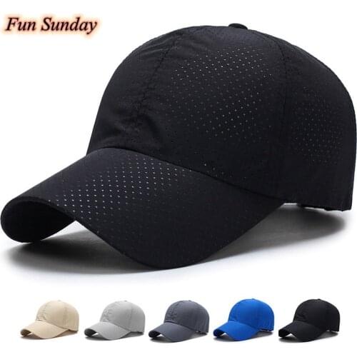 Summer Thin Mesh Portable Quick Dry Breathable Sun Hat Golf Tennis Running Hiking Camping Fishing Sailboat Beach