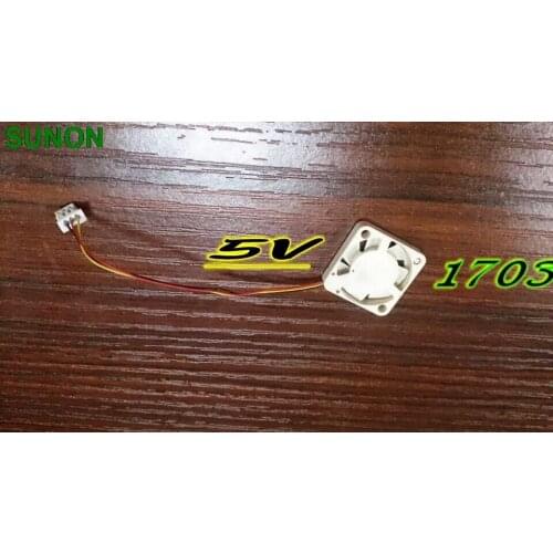 For Sunon 1.7 * 1.7 * 0.3 cm 1703 UF5H5-503 5V 3 wire waterproof micro mini axial cooling fan