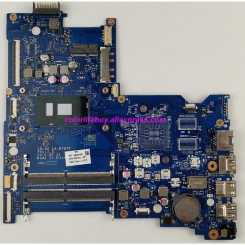 Genuine 903792-001 903792-601 UMA w SR2ZU I5-7200U CPU CDL50 LA-D707P Laptop Motherboard for HP NoteBook 15-AY Series PC