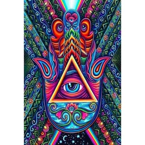 New Diamond painting "Abstract eyes" Full Square/Round Drill Wall Decor Inlaid Resin Embroidery Craft kits Cross stitch diamant