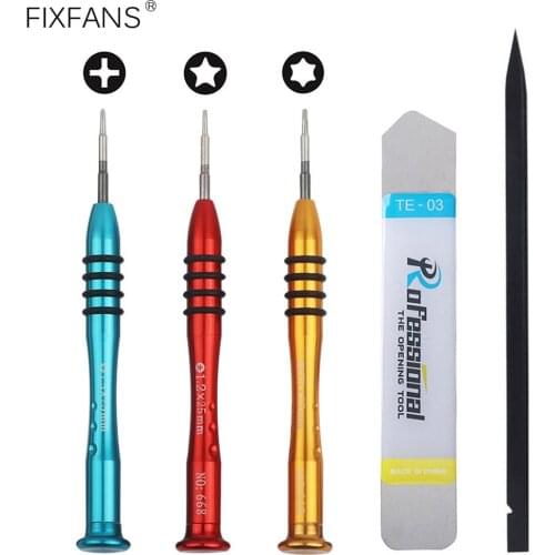 FIXFANS Phillips PH000 Torx T5 and 1.2mm P5 Pentalobe Screwdriver Set Pry Spudger Opening Tool for Retina MacBook Pro and Air