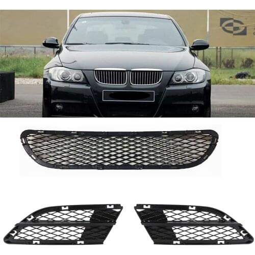 Front Lower Bumper Grille Pre-facelift For BMW 3-Series E90 2009 2010 2011
