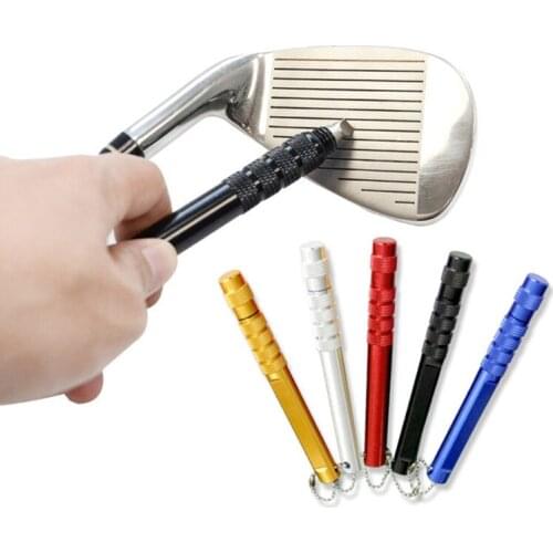 Golf Groove Cutter Blue Golf Club Head Grooving Tool Golf Club Alloy Wedge Sharpening Tool V Shape Tool Golf Accessories