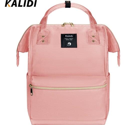 KALIDI Fashion Backpack Women Diaper Bag Mummy Maternity Nappy Bag Large Capacity Travel Backpack Designer Multi-Pocket Backpack