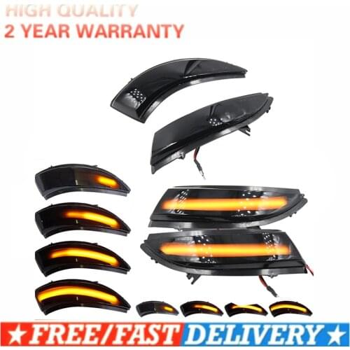 For Renault Clio IV MK4 BH RS Grandtour KH 2012 - 2016 LED Dynamic Turn Signal Light Flowing Water Blinker Flashing Indicator