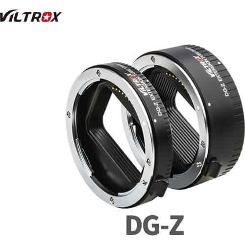 Viltrox DG-Z Auto Focus AF Macro Extension Tube Lens Aperture Adapter Adjust for Nikon Z Mount Z6 Z7 Z50 Camera Lens