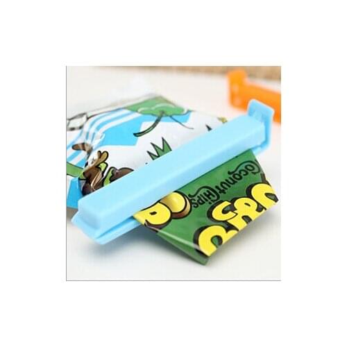 5Pcs/Bag L9.7*W1.4cm Snack Bags Sealing Clip Storage Snack Sealer Kitchen Tool Food Storage Clamp Clip Sealer