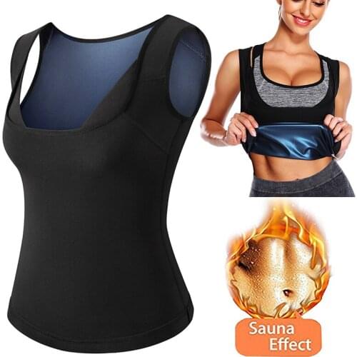 Women Polymer Waist Trainer Body Shaper Tummy Slimming Sheath Sweat Vest Corset Sauna Top Modeling Belt Weight Loss Shapewear