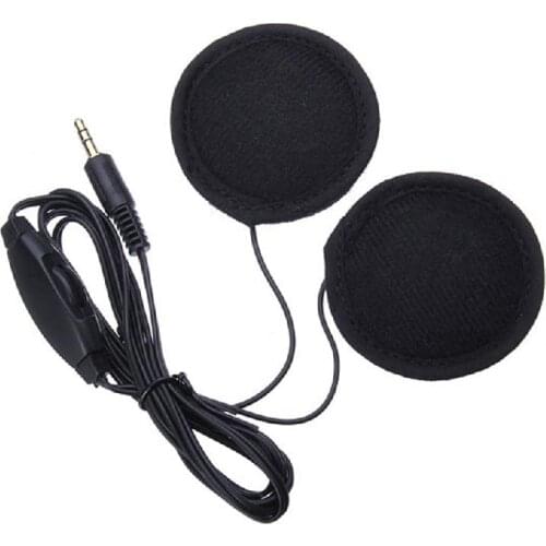 1 pair Radio headset Mobile Phone Headset 3.5mm Motorcycle Electric Bicycle Helmet For Motorcycle Helmet Interphone MP3