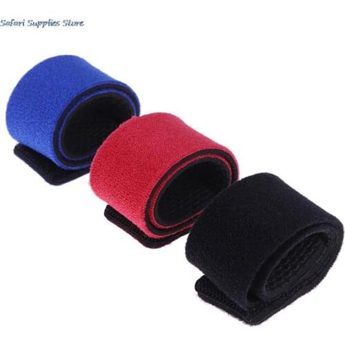 1pc Reusable Fishing Rod Tie Holder Strap Suspenders Rod Belt Hook Loop Cable Ties Fish Tackle Box Accessories Carbon Piece Hard