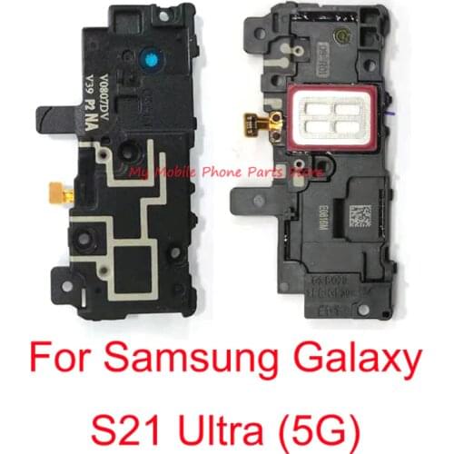 10 PCS For Samsung Galaxy S21 Ultra 5G Loudspeaker Loud Speaker Buzzer Ringer Board Flex Cable Replacement Spare Parts