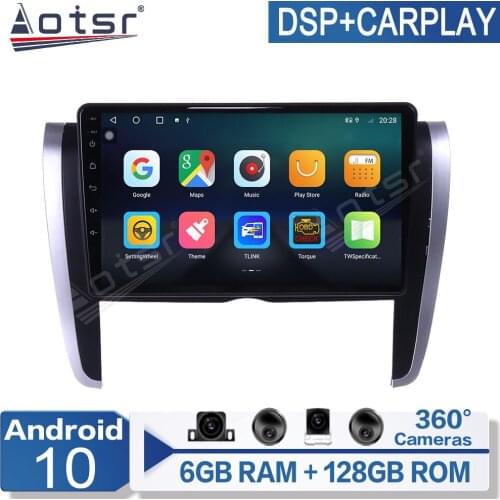 6+128G Android Radio Car Multimedia Video Player For Toyota Allion 2007-2015 navigation GPS IPS screen PX6 No 2 Din AutoRadio