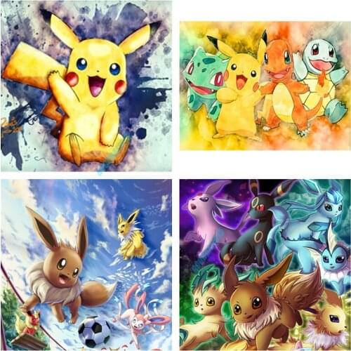 5D DIY Cartoon Pet Elves Diamond Painting Cross Stitch Kits Full Round/Square Diamond Embroidery Mosaic Home Decor