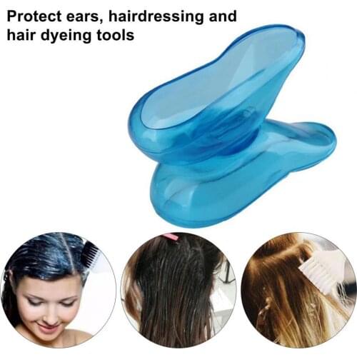 Dye Tool 1Pair Useful Women Spa Hair Dye Ear Shield Salon Supplies Hair Dye Ear Shield Burr-free for Hairdresser