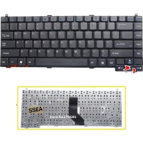 SSEA New US Keyboard For LG R410 R480 R490 R460 RD410 P810 laptop black keyboard