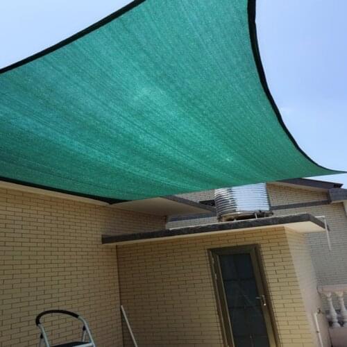 4 x 4 M/pcs Sun Shade Sail 95% shading UV protection HDPE Net for garden patio net awning