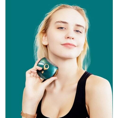 Neck Massager Arrival Facial Massage Skin Firming Wrinkle Removing Vibration Cold Hot Compress LED EMS Therapy