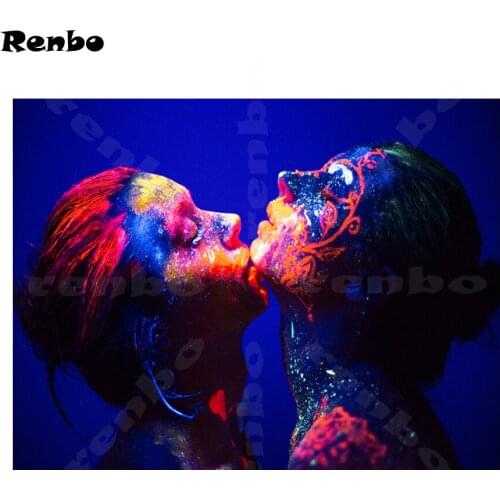 New Diamond Painting Lesbian Crystal Embroidery 5D Diy Cross Stitch Pattern Diamond Mosaic Picture Wall Sticker Decor A420