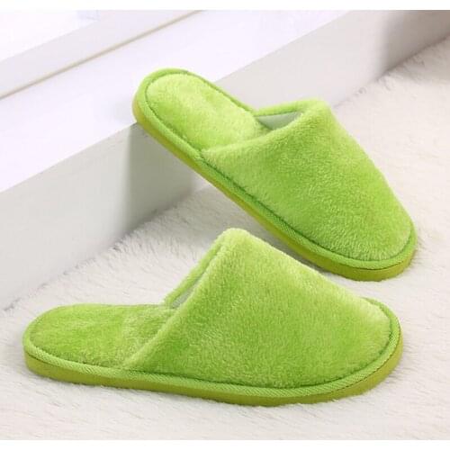 Lovers male plush indoor home autumn and winter wood floor non-slip warmth mute EVA confinement cotton slippers female