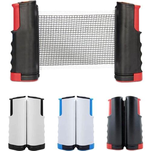 Home Office Portable Retractable Table Tennis Net Rack Table Tennis Accessories Fits For Table With Thickness Less Than 5cm