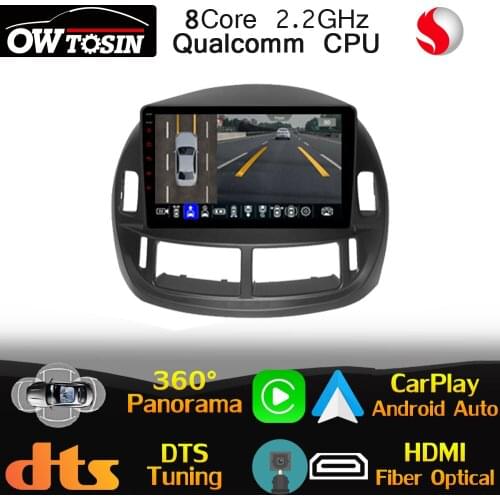 Qualcomm CPU Android Car Multimedia Player For Toyota Previa Estima Tarago XR30 XR40 2000-2005 GPS Radio 360 Camera DTS HDMI DSP