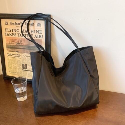 Simple Large-capacity Bag, Female Bag, Summer 2021 New Trendy Fashion Ladies One-shoulder Handbag Student Portable Tote Bag