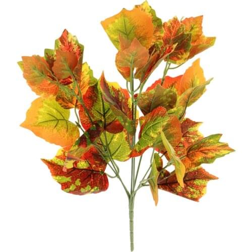 Plants Indoor Outdoor Fake Flower Leaf Foliage Bush Home Office Garden Decor Artificial Green Leave Plant Wedding Party Decor