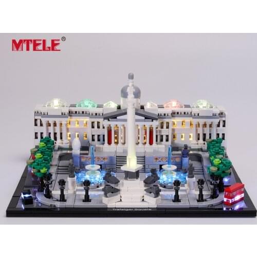 MTELE Brand LED Light Up Kit For 21045 Architecture Trafalgar Square