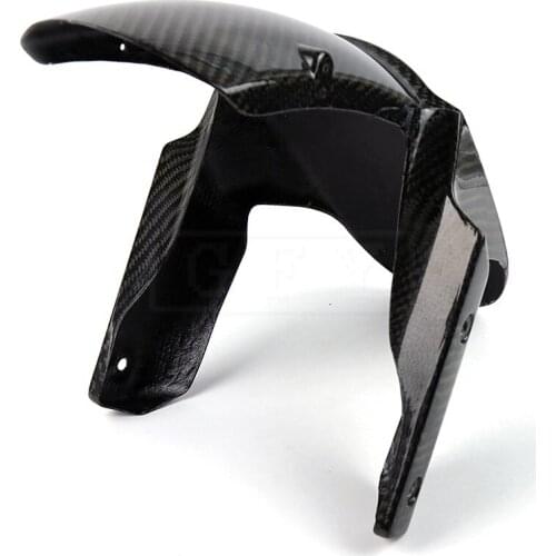 Motorcycle For Kawasaki Z800 Z1000 ZX6R ZX10R Carbon Fiber Front Fender Cover Protector Mudguard Fairing Accessory