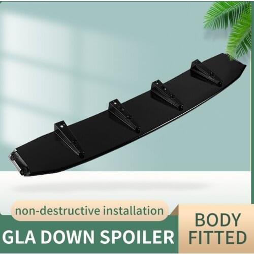 Rear lip spoiler lower diffuser for Mercedes-Benz GLA lower spoiler body kit