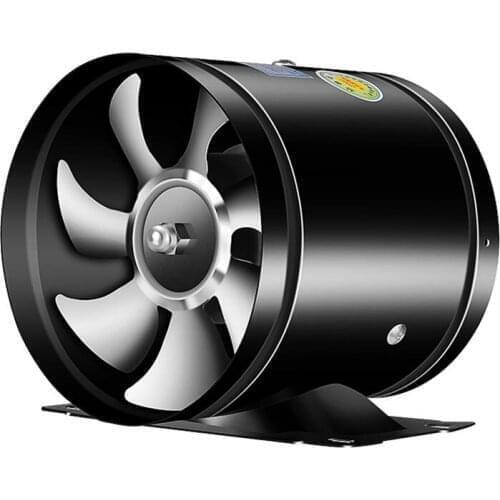 10 inch Inline Duct Fan Air Ventilator Metal Pipe Ventilation Exhaust Fan Extractor Bathroom Toilet Wall Booster Fan