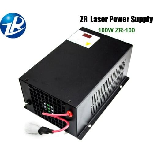 100w co2 laser power supply with current display for laser tube 100W 120W ZuRong