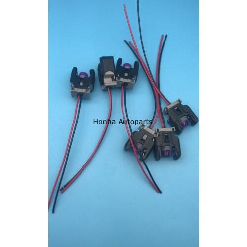2Pin Auto fuel spray nozzle/oil atomizer plug with cable,Car diesel common rail injector plug for Delphi connector