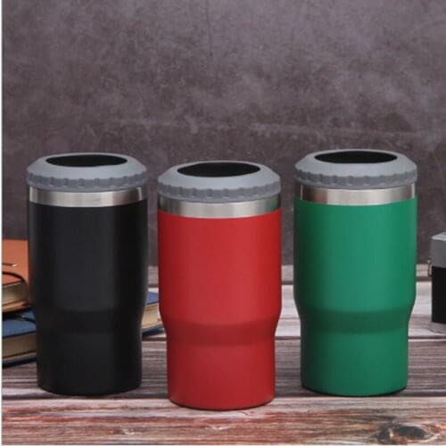 304 stainless steel double layer tumbler coffee cup plastic spray paint vacuum double lid cup business office water cup car cup