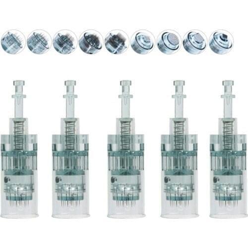 50/10/5pcs Bayonet Cartridge Replacement Derma pen M8 Micro Needle 11Pin/16Pin/24Pin/36Pin/42Pin/5D Nano Round Micro Needle