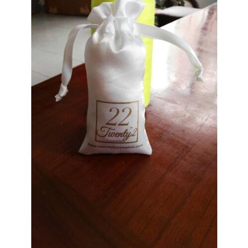 CBRL 200/lot satin cheap drawstring bag 6*12.5cm satin fabric jewelry bags wholesale with custom logo and free shipping