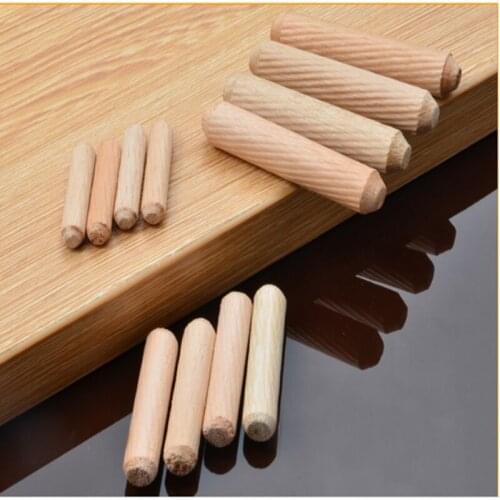 50pcs round plaque Cork wood stick wood furniture connector 6mm8mm10mm12mm diameter