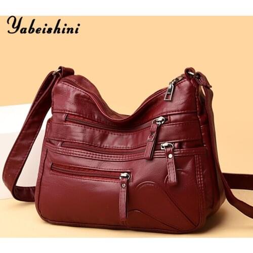 Designer Brand Large Capacity Retro Winter Style Soft Leather Luxury Handbags Women Bags Designer Women Bags for Women 2021