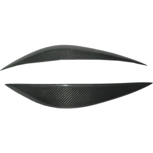 For Mercedes-Benz W204 Carbon Fiber Lamp Eyebrow Mercedes-Benz C200 C300 C350 C280 C180 C260 Lamp Eyebrow