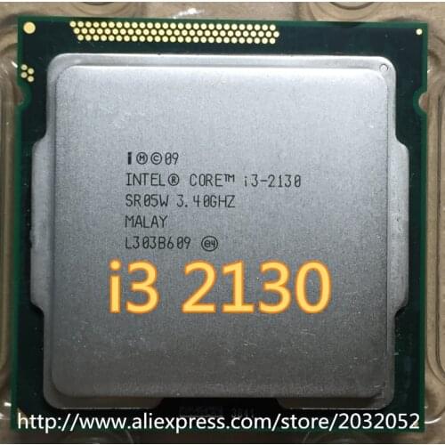 For Intel i3 2130 3M Cache 3.4 GHz LGA 1155 TDP 65W desktop scattered piece processor l3-2130 (working 100% Free Shipping)