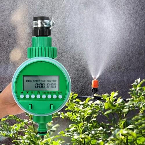 Electronic Valve Watering Control Device Garden Watering Timer Intelligence Lcd Display Automatic Irrigation Controller