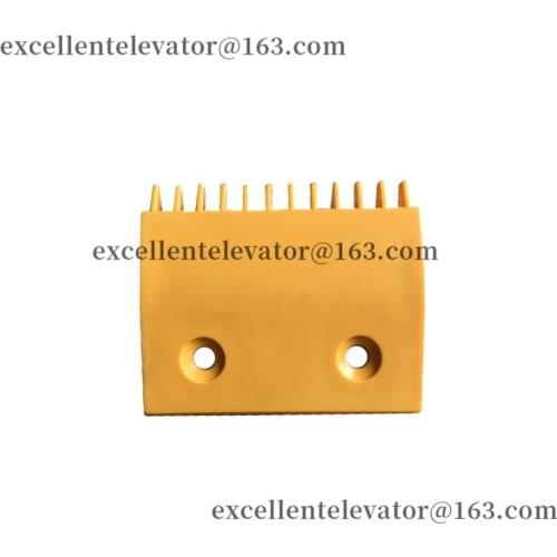 2L08319 Escalator Plastic Comb L108mm W90mm Hole Space 60mm 12T Use for Sigma 1 Pack=5 Pieces