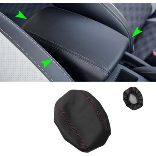 For Nissan Qashqai 2008 2009 2010 2011 2012 2013 2014 2015 2016 2017 Microfiber Leather Center Control Armrest Box Cover Trim
