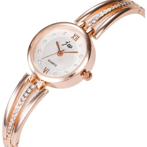 Fashion 2019 New Rhinestone Watches Women Luxury Brand Stainless Steel Bracelet watches Ladies Quartz Dress reloj mujer Clocks