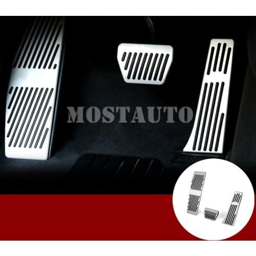 For BMW 3 Series 4 Series F30 F31 F32 F34 Brake Accelerator Pedal Footrest Pad Cover 2013-2018 3pcs Car Accessories Interior