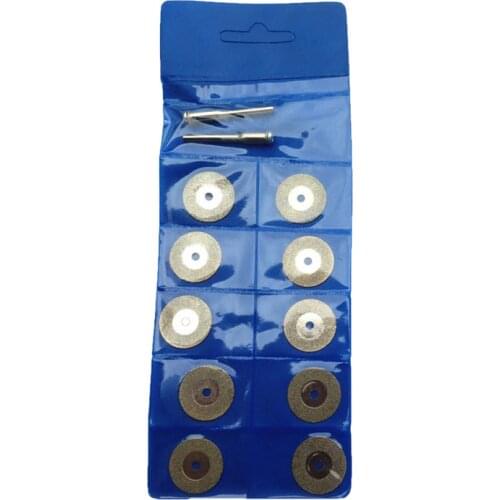 New 10PCS 16mm 5/8 Diamond Coated Mini Circular Saw Rotary Cutting Cut Off Blade Wheels Grinding Blade Saw