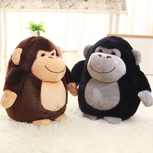 Cute and Novel Chimpanzee Plush Doll Creative Simple Pillow Cushion for Child Boyfriend Cute Doll Chasing Drama Artifact Pillow