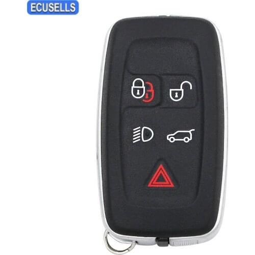 New Replacement Keyless Entry Remote Key Shell Case Fob 5 Button Smart Car Key Cover for Land Rover Range Rover Sport Evoque LR4